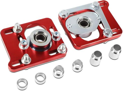 DNA Motoring CBK-PLT-FM94-RD Front Adjustable +/- 2.5 Coilover Camber/Caster Plates in Saudi Arabia