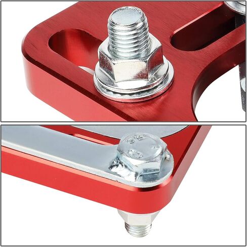 DNA Motoring CBK-PLT-FM94-RD Front Adjustable +/- 2.5 Coilover Camber/Caster Plates in Saudi Arabia