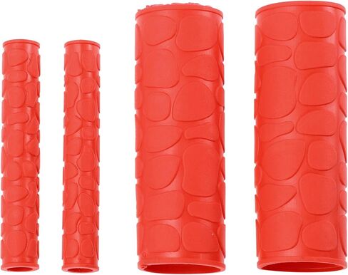 1 1/8" / 29mm 1 1/8" / 29mm Motorcycle Hand Grips Cover Kit Non Slip Rubber Handlebar Grips for Motorcycle Scooter Bicycle ATV Red 1 Set in Saudi Arabia