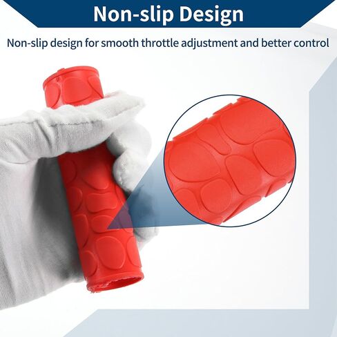 1 1/8" / 29mm 1 1/8" / 29mm Motorcycle Hand Grips Cover Kit Non Slip Rubber Handlebar Grips for Motorcycle Scooter Bicycle ATV Red 1 Set in Saudi Arabia