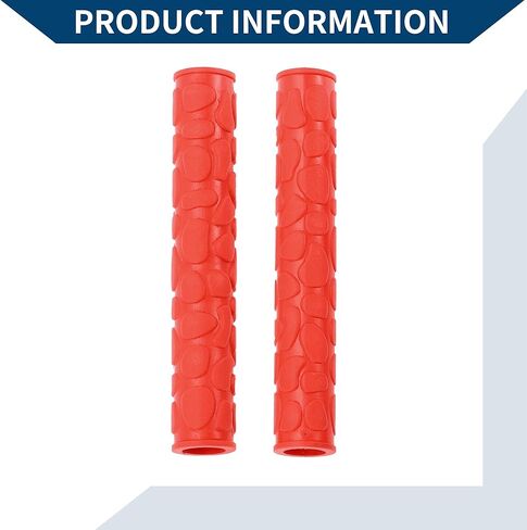 1 1/8" / 29mm 1 1/8" / 29mm Motorcycle Hand Grips Cover Kit Non Slip Rubber Handlebar Grips for Motorcycle Scooter Bicycle ATV Red 1 Set in Saudi Arabia