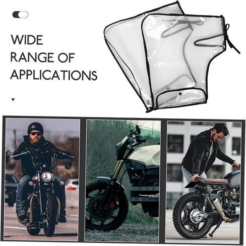 1pair Motorcycle Handlebar Gloves Windproof Mittens for Hand Warmth Easy Installation for All Weather Conditions Suitable for Motorbikes and in Saudi Arabia