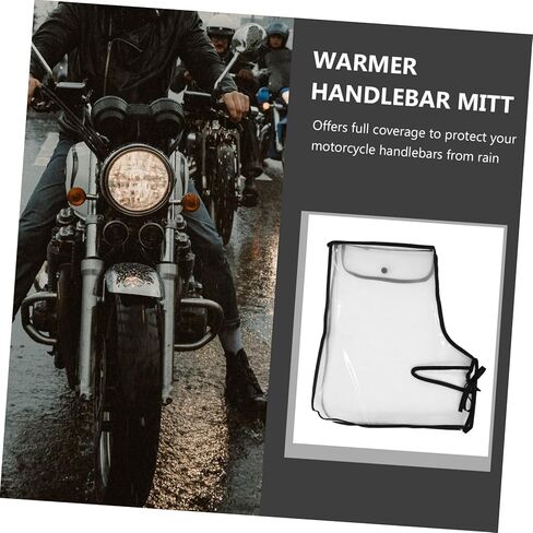1pair Motorcycle Handlebar Gloves Windproof Mittens for Hand Warmth Easy Installation for All Weather Conditions Suitable for Motorbikes and in Saudi Arabia