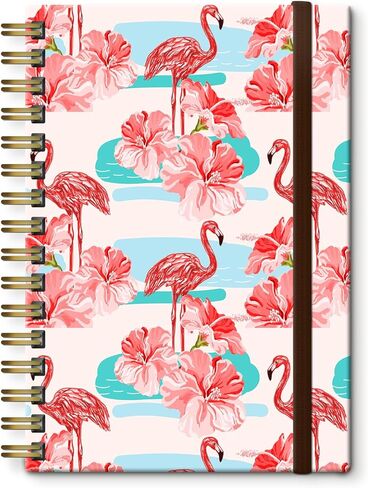 دفتر يوميات حلزوني، دفاتر ملاحظات لطيفة مقاس A5 للنساء والرجال، دفتر ملاحظات بغلاف مقوى للعمل وتدوين الملاحظات، 60 صفحة من المجلات ذات الأسلاك المزدوجة للكتابة، قمر تجريدي in Kuwait