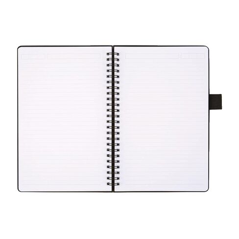 دفتر أعمال فاخر ذو غلاف صلب من العلامة التجارية Office Depot®، للصغار، 5 1/2 بوصة × 8 1/2 بوصة، موضوع واحد، مسطر ضيق، 120 صفحة (60 ورقة)، أسود in Saudi Arabia