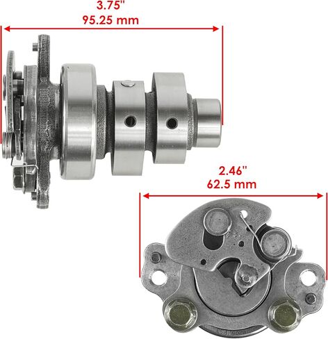 Caltric Camshaft Assembly Compatible with Yamaha Raptor 700 YFM700R 2009 2010 2011 2012 2013 2014 in Saudi Arabia