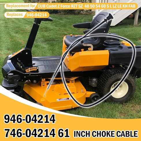 946-04214 746-04214 61 بوصة استبدال كابل الاختناق لشبل كاديت Z Force RZT SZ 48 50 54 60 S L LZ LE KH FAB يستبدل 946-04214 in Kuwait