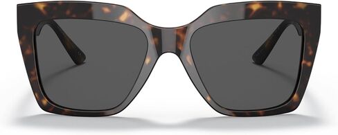 Versace VE 4418 108/87 Havana Plastic Square Sunglasses Grey Lens in Saudi Arabia