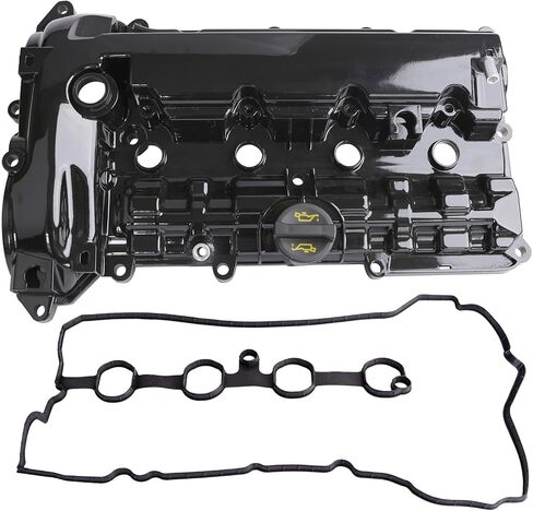 Aluminum Valve Cover Compatible with 2014 2015 2016 2017 2018 2019 2020 Mazda 3 6 CX-30 CX-5 2.5L L4 Replace PY0110210A in Saudi Arabia