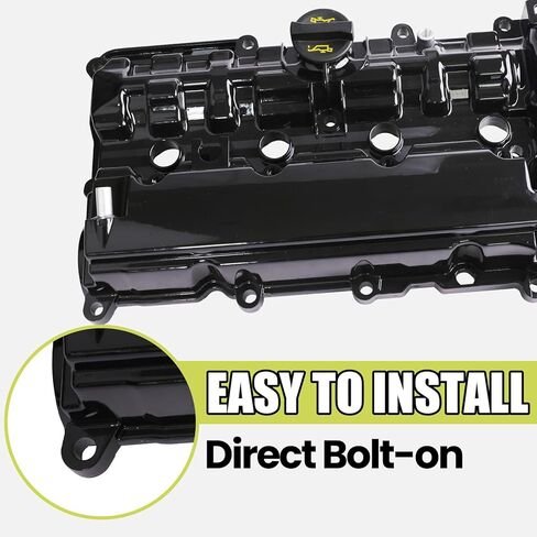 Aluminum Valve Cover Compatible with 2014 2015 2016 2017 2018 2019 2020 Mazda 3 6 CX-30 CX-5 2.5L L4 Replace PY0110210A in Saudi Arabia
