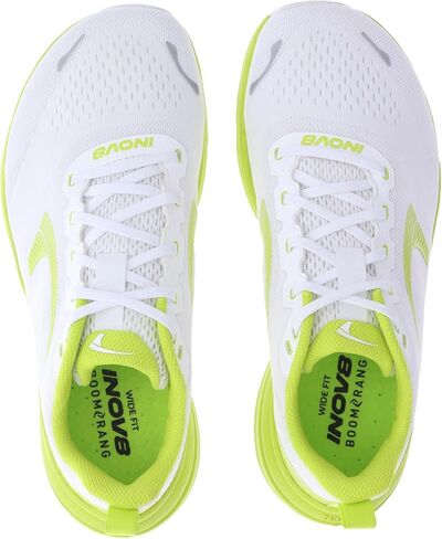 INOV8 Men's Roadfly Zero - Zero Drop Road Running Shoes - White/Green - 12.5 Standard in Saudi Arabia