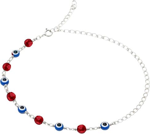 خلخال من الفضة الاسترليني للنساء | 925 بايال | سوار الكاحل قابل للتعديل | خلخال مصنوع يدويًا من الخرز | مجوهرات الكاحل الحديثة | سوار فضي للرجال | معصمه | السوار | فرقة اليد in Kuwait