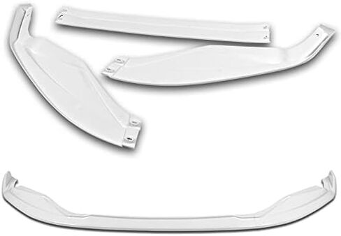 مجموعة هيكل ممتص الصدمات الأمامي مكونة من 5 قطع ABS STP-Style + تنانير جانبية عالمية مقاس 31 بوصة × 4 بوصة، متوافقة مع موديل 2013-2015 Lexus GS350 GS450h F-Sport، ملحق خارجي (مطلي باللون الأبيض) in Kuwait