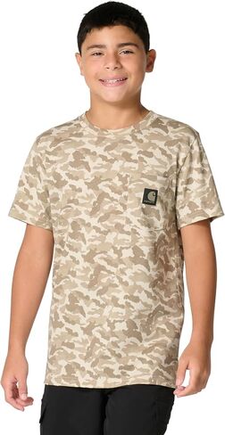 Carhartt Boys' Short Sleeve Camo Print T-Shirt in Saudi Arabia