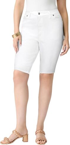 Roaman's Women's Plus Size Classic Stretch Bermuda Short in Saudi Arabia