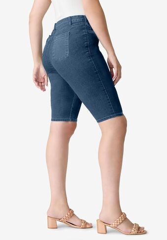 Roaman's Women's Plus Size Classic Stretch Bermuda Short in Saudi Arabia