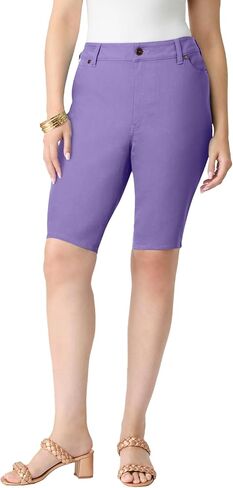 Roaman's Women's Plus Size Classic Stretch Bermuda Short in Saudi Arabia