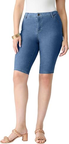 Roaman's Women's Plus Size Classic Stretch Bermuda Short in Saudi Arabia