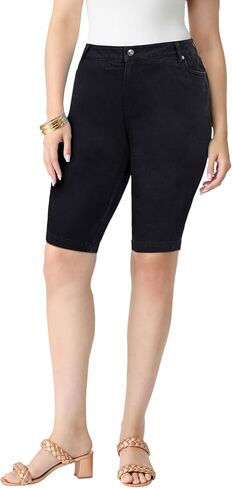 Roaman's Women's Plus Size Classic Stretch Bermuda Short in Saudi Arabia