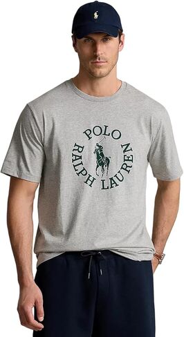 تي شيرت رجالي من POLO RALPH LAUREN بمقاس كلاسيكي بياقة دائرية ورسومات Big Pony in Saudi Arabia