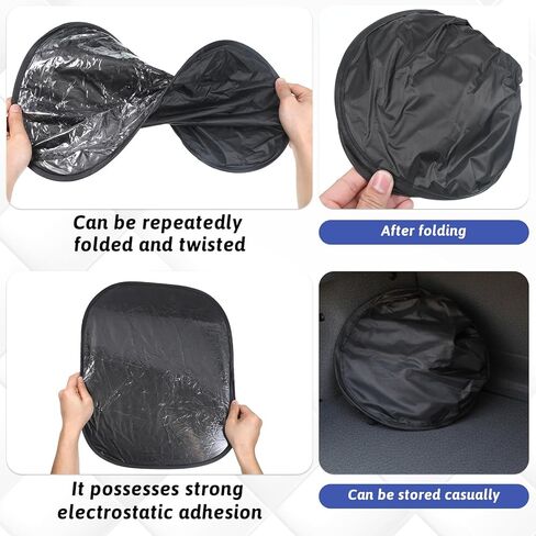 4PCS Car Window Shade Car Side Window Covers Automobile Sunshade Front and Rear Windows Sunshades in Saudi Arabia