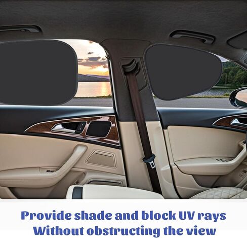 4PCS Car Window Shade Car Side Window Covers Automobile Sunshade Front and Rear Windows Sunshades in Saudi Arabia