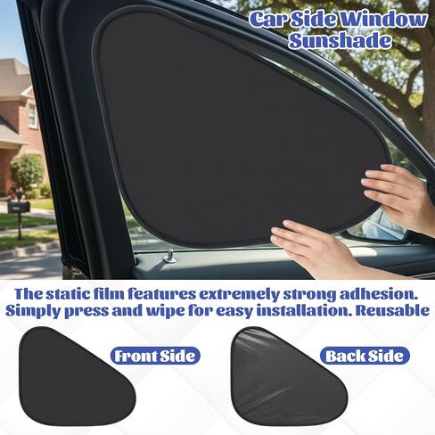4PCS Car Window Shade Car Side Window Covers Automobile Sunshade Front and Rear Windows Sunshades in Saudi Arabia