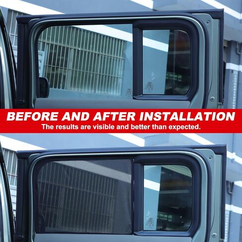 Rear Window Sun Shades Compatible with Land Rover Defender 90 110 130 2020-2025+, Rear Car Side Window Screen Mesh Cover in Saudi Arabia