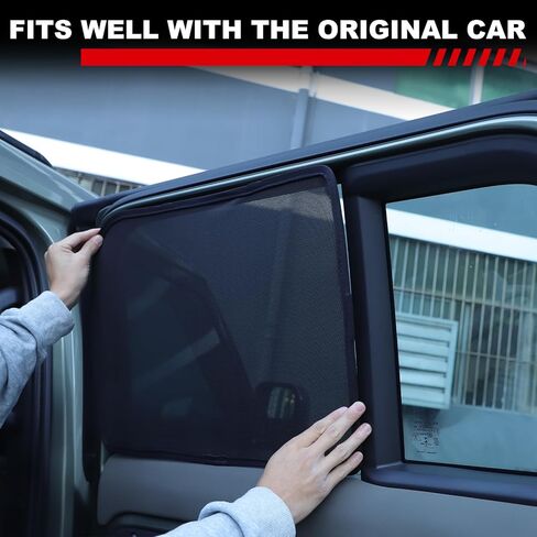 Rear Window Sun Shades Compatible with Land Rover Defender 90 110 130 2020-2025+, Rear Car Side Window Screen Mesh Cover in Saudi Arabia