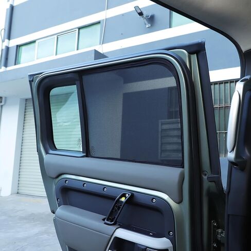 Rear Window Sun Shades Compatible with Land Rover Defender 90 110 130 2020-2025+, Rear Car Side Window Screen Mesh Cover in Saudi Arabia