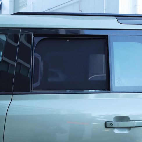 Rear Window Sun Shades Compatible with Land Rover Defender 90 110 130 2020-2025+, Rear Car Side Window Screen Mesh Cover in Saudi Arabia