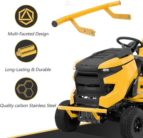 JTLB Cub Cadet XT1-GT 50, XT1-LT42, Impact Proof Heavy Duty Yellow Front Bumper Tube Replacement for XT1-GT 54 FAB, XT1-LT42 E, Cub Cadet XT1-LT42 C, XT1-LT46 FAB in Saudi Arabia