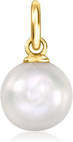 Pure Collection by Ross-Simons 7-7.5mm Cultured Pearl Charm in 14kt Yellow Gold in Saudi Arabia