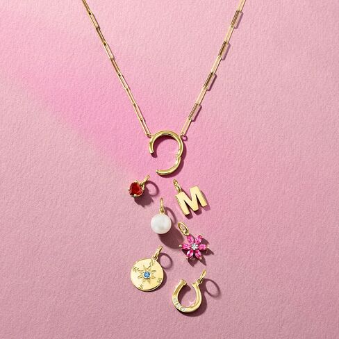 Pure Collection by Ross-Simons 7-7.5mm Cultured Pearl Charm in 14kt Yellow Gold in Saudi Arabia