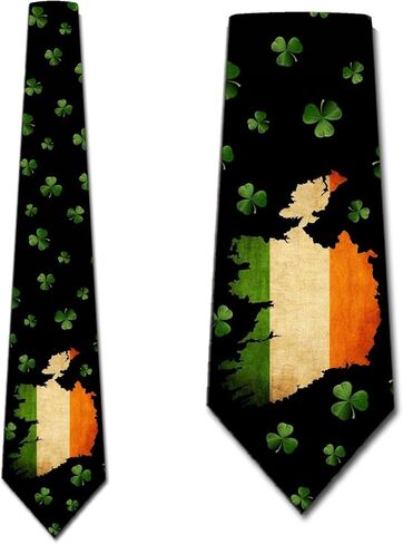 Three Rooker Irish Ties Mens Ireland Clover Necktie in Saudi Arabia