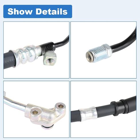 خط خرطوم ضغط التوجيه المعزز متوافق مع Honda Odyssey 3.5L V6 1999 2000 2001 2002 2003 2004، بديل لـ 3401212، 53713-S0X-A02 in Kuwait