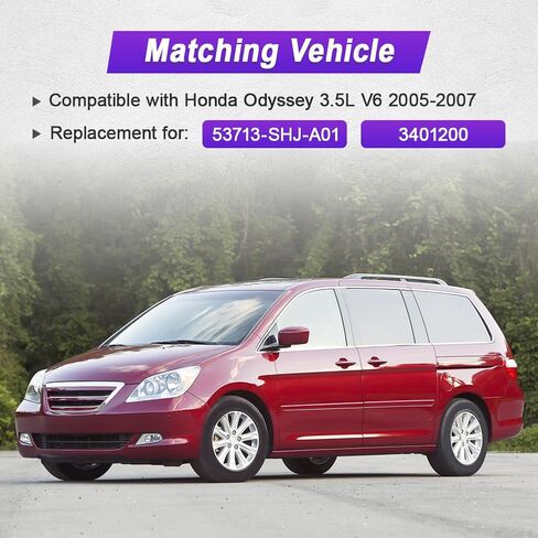 مجموعة خرطوم ضغط التوجيه المعزز متوافقة مع Honda Odyssey 3.5L V6 2005 2006 2007، بديل لـ 53713-SHJ-A01، 3401200 in Saudi Arabia
