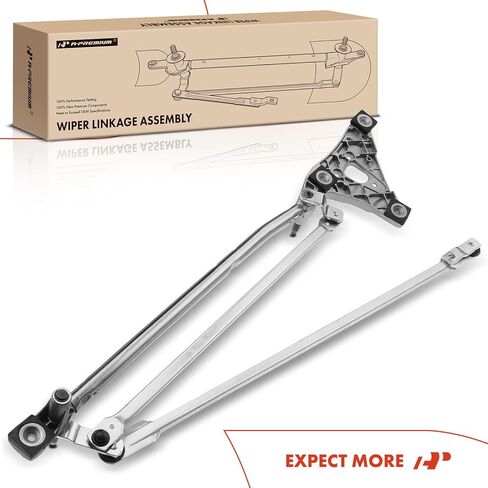A-Premium Front Windshield Wiper Transmission Linkage Assembly Compatible with Volvo Vehicles - C70/XC70 2008-2012, C30 2008-2013, S40/V50 2005-2011, V70 2008-2010 in Saudi Arabia