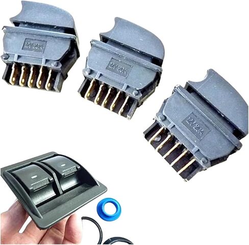 12V Universal Car Electric Power Window Switch Kit With Wiring Harness Holder in Kuwait