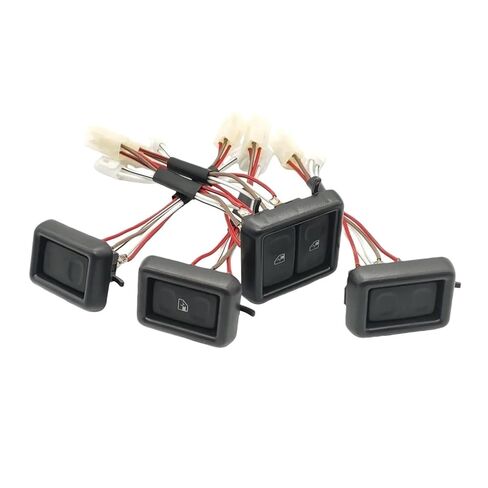 Compatible with Santana Door Electric Window Regulator Controller Switch Glass Lifter Button(2 Single 1 Double) in Kuwait