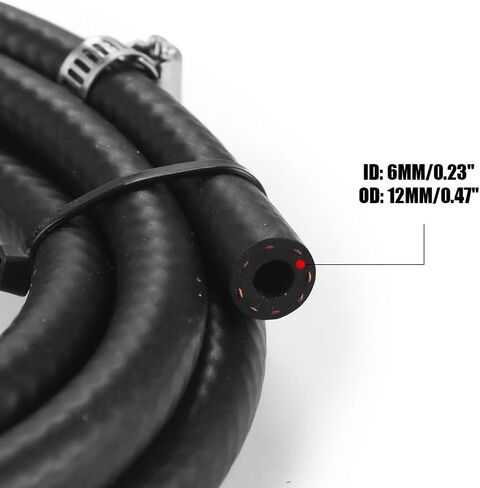Fuel Feed Line and Rubber Return Hose Replacement for 1996-2000 Honda Civic CX DX EX GX HX LX Si EX-R, Model EK-Fuel Feed-RT-2D in Saudi Arabia