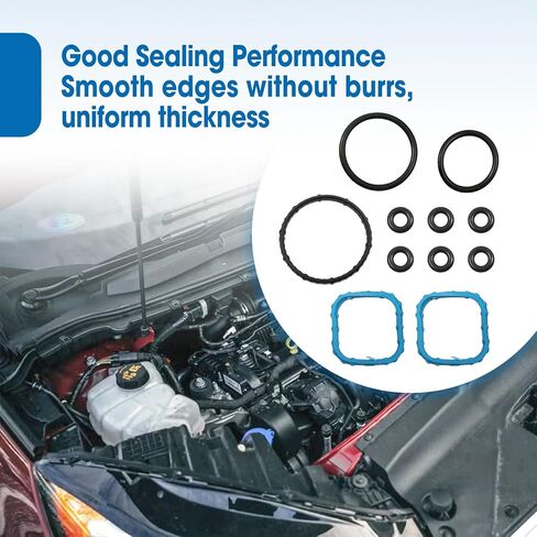 Lower and Upper Intake Manifold Gasket Set Replace MS 97118 MS19560 MS19144 AMS11821 Fit for Ford Edge Flex Fusion Taurus Lincoln MKS MKT MKX MKZ Mazda 6 CX-9 Mercury Sable 3.5L 3.7L 2007-2015 in Saudi Arabia