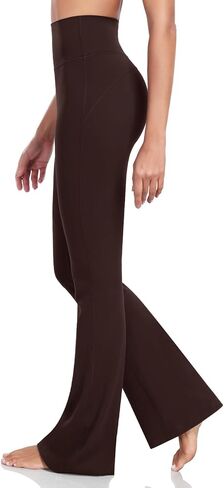 سروال ضيق HeyNuts Mellow Flare مقاس 29 بوصة/30.5 بوصة/32.5 بوصة/34.5 بوصة، عالي الخصر للتحكم في البطن وواسع الساق، سروال يوجا ناعم in Saudi Arabia