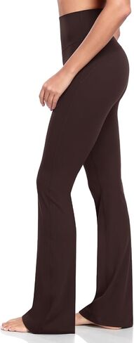 سروال ضيق HeyNuts Mellow Flare مقاس 29 بوصة/30.5 بوصة/32.5 بوصة/34.5 بوصة، عالي الخصر للتحكم في البطن وواسع الساق، سروال يوجا ناعم in Saudi Arabia