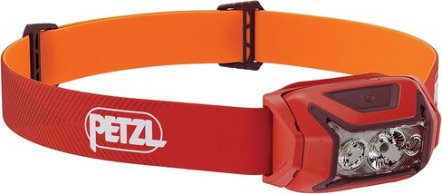 PETZL ACTIK Headlamp - Powerful 450 Lumen Light with Red Lighting, for Hiking, Climbing, Running, and Camping - Black in Saudi Arabia