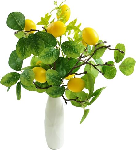 9Pcs Artificial Yellow Lemon,2.8x3.5 Inch Fake Lemons Faux Fruit Lemons for Wedding Party Decor Fruit Bowl Vase Fillers Photography Props Kitchen Table Interior Decoration in Saudi Arabia