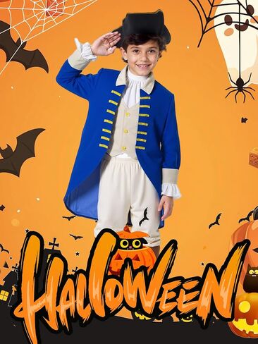 زي جورج واشنطن للأطفال مع إكسسوارات أزياء واشنطن للحفلات التنكرية in Kuwait