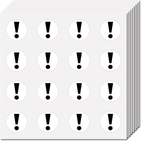 CREATCABIN 128Pcs Question Mark Stickers for Scrapbooking Plastic Decal Self-Adhesive Waterproof Sticker Round Bulk Symbol Stickers Perfect for Teachers Calendars Journals Water Bottles 2.5x2.5cm in Saudi Arabia