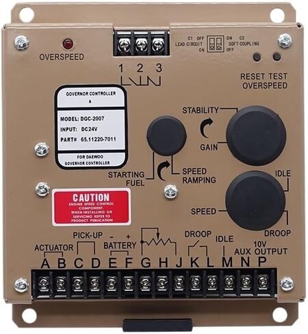 DGC-2007 وحدة التحكم في السرعة وحدة التحكم في السرعة لـ Generator Genset Part DGC 2007 in Kuwait