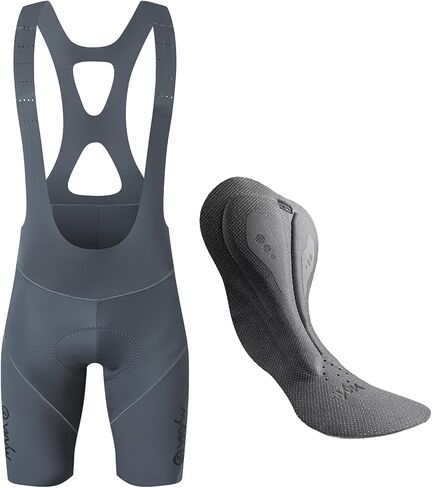 YKYWBIKE Cycling Bibs Men,Elastic Interface Padded Cycling Bib Shorts,Breathable Road Bike Bib Shorts,Biking Bib Short Men in Saudi Arabia